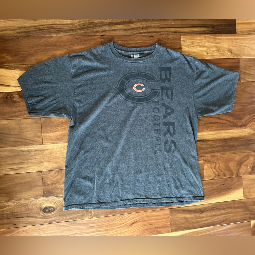 NFL Chicago Bears Football Grey Tee size 2XL